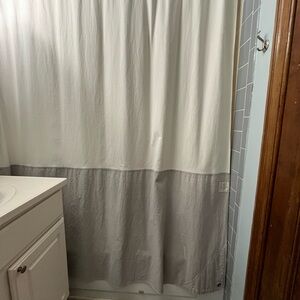 Quiet Town Orient Driftwood Shower Curtain